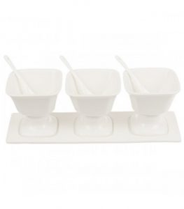 بستنی خوری سرامیک سفید