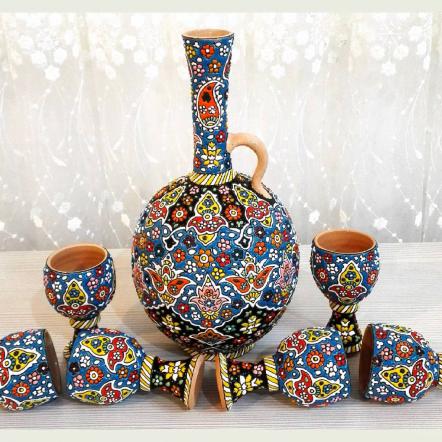 عرضه اینترنتی انواع ظروف سفال میناکاری